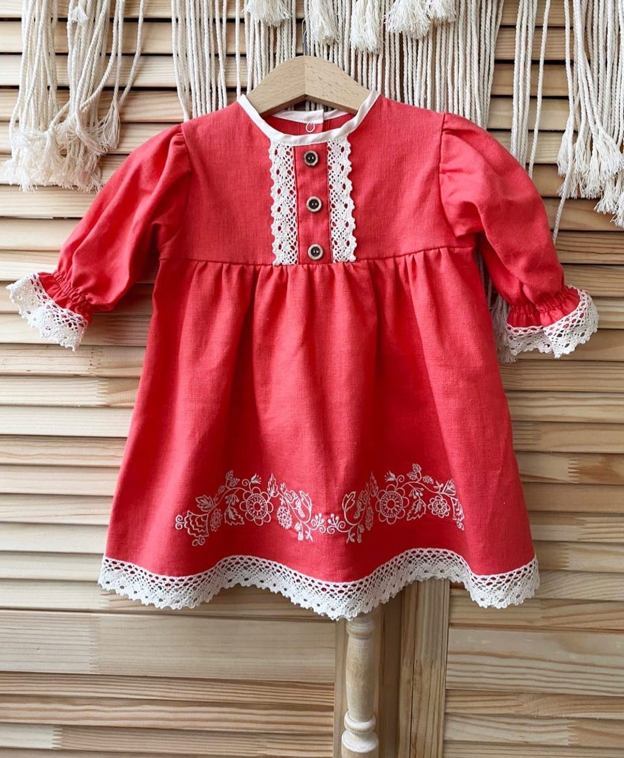 Платье детское "Яркая весна"