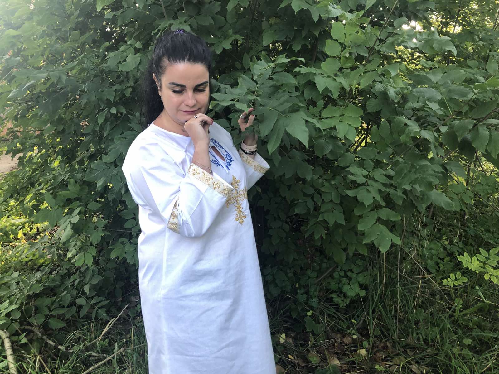 Крестильная рубашка женская