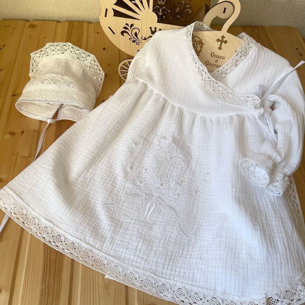 Крестильный набор "Белая нежность"