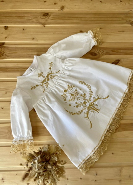 Крестильное платье «Золотая осень»