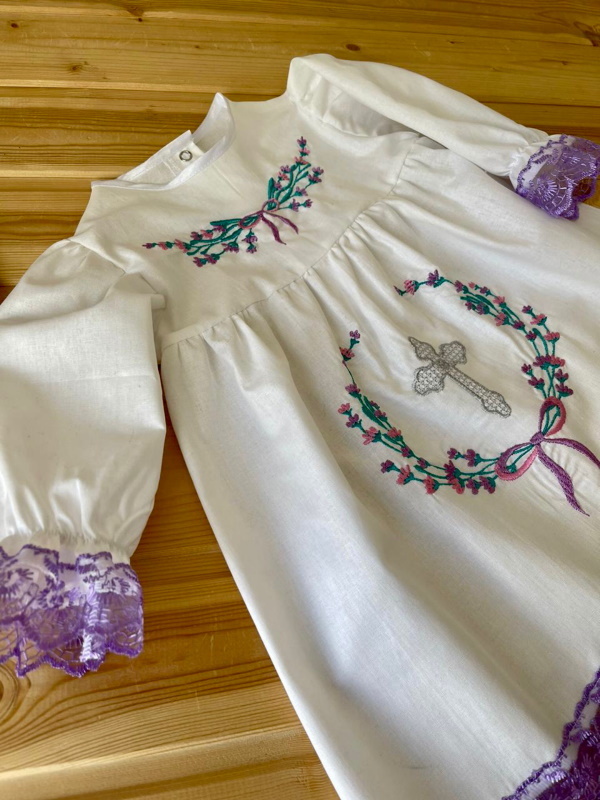 Крестильное платье "Лаванда"