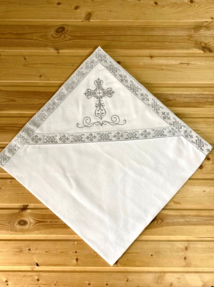 Крыжма фланелевая серебро оптом