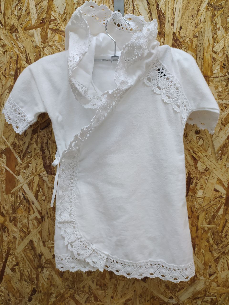 крестильная рубашка белая
