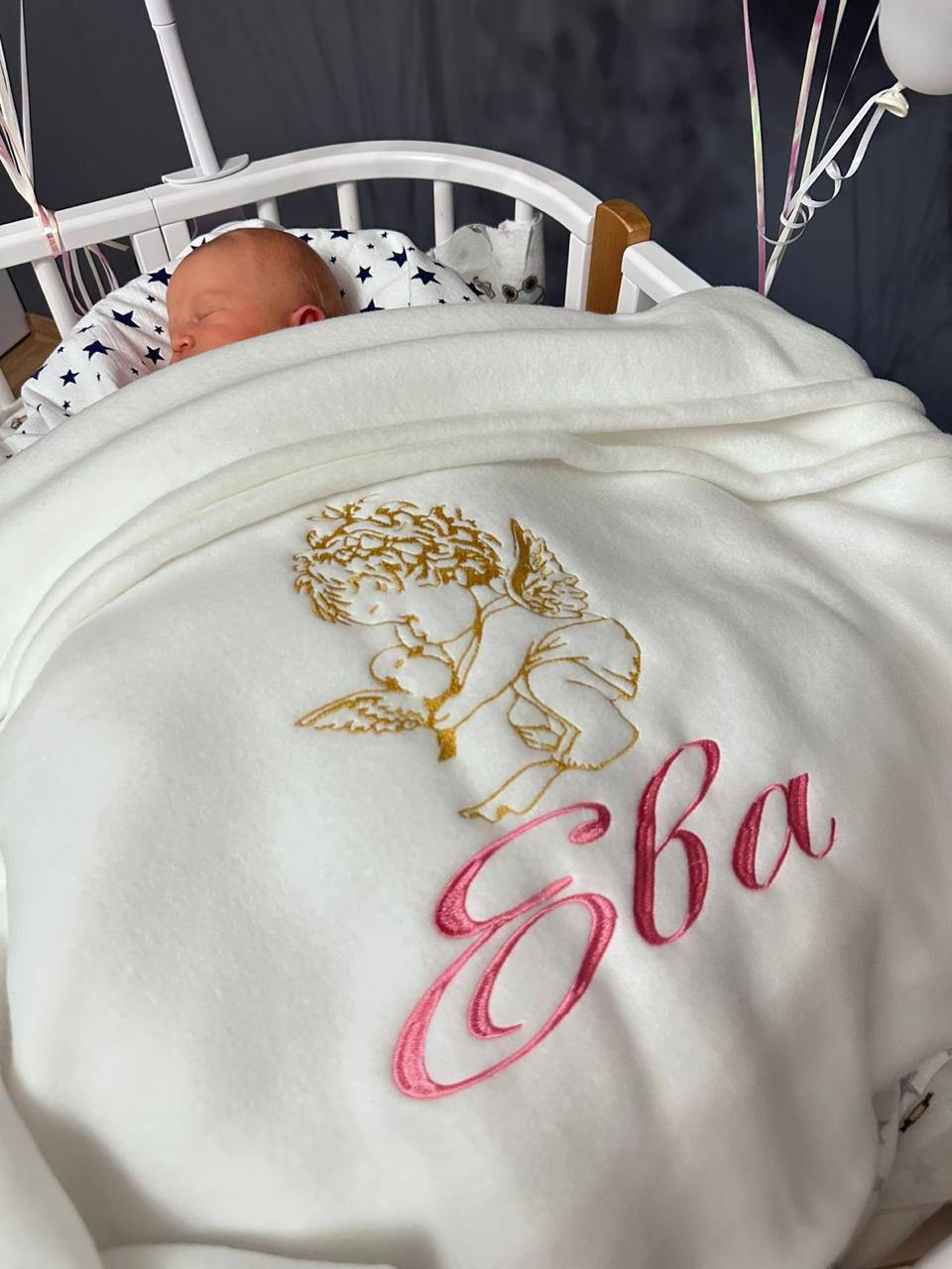 Плед именной для девочки