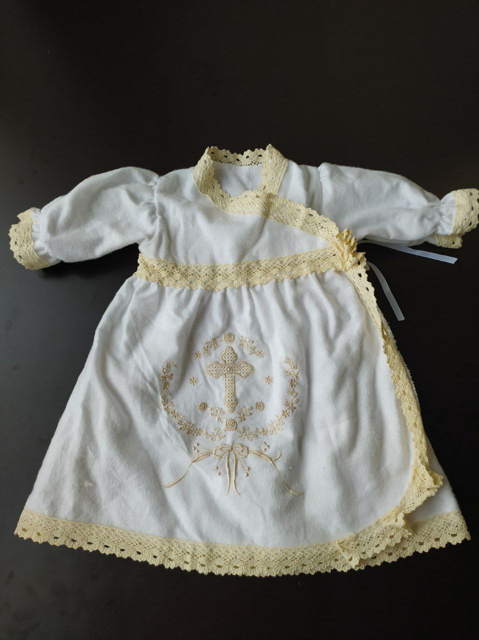 Платье крестильное пшеничное