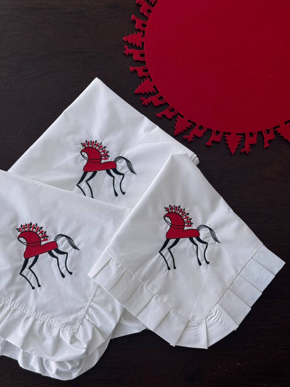 Набор сервировочных салфеток "Лошадь"