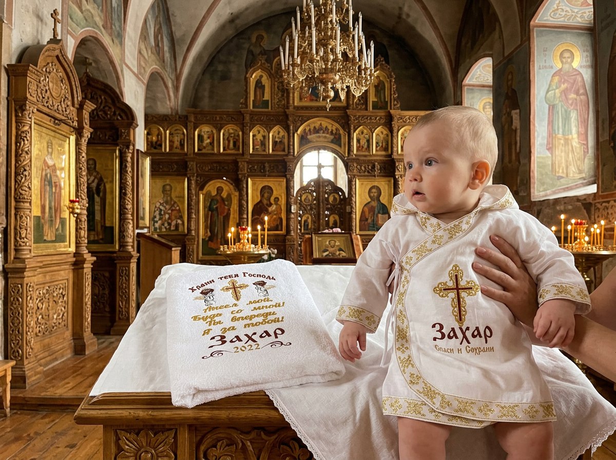 Крестильный набор для мальчика №7