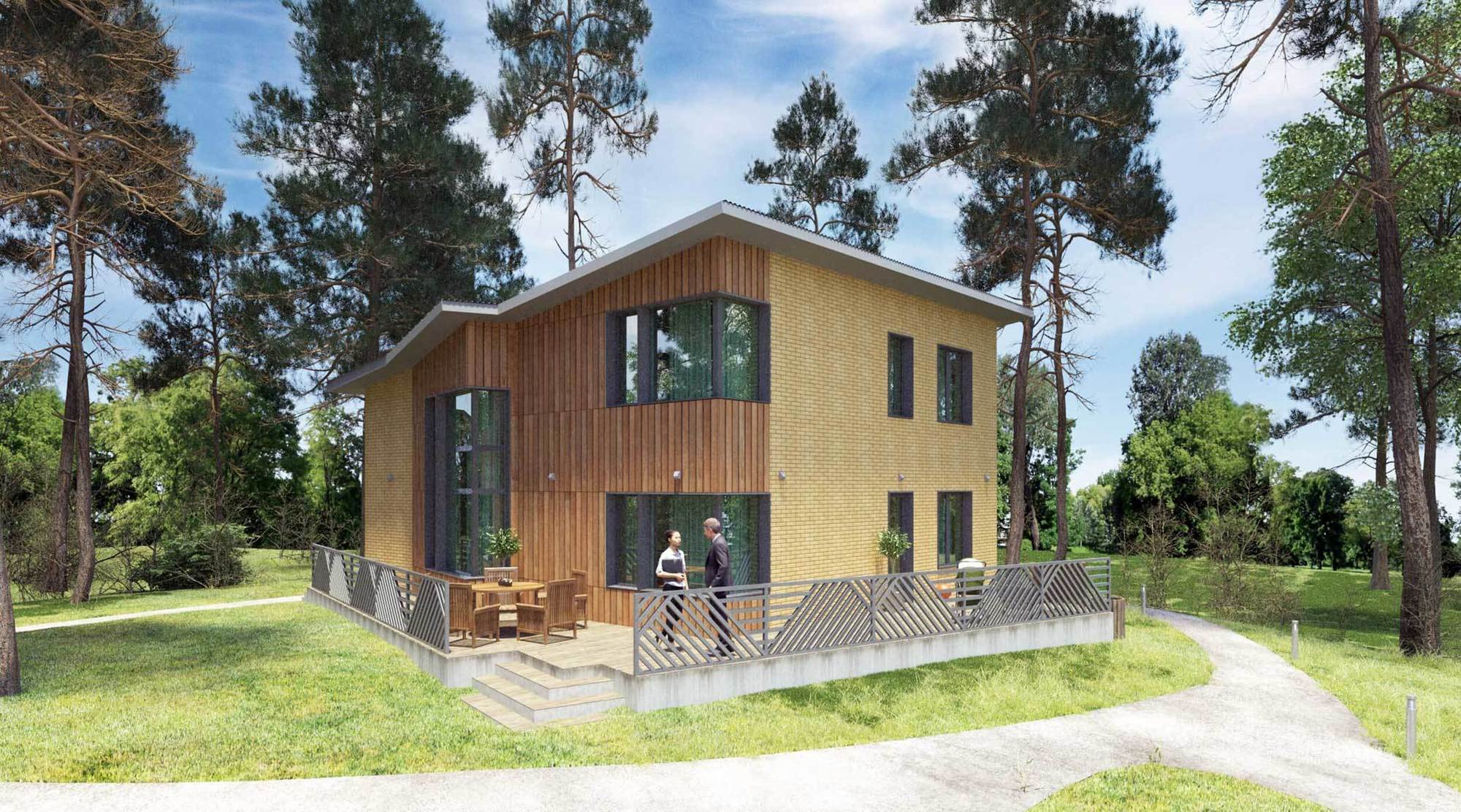 № 4. Двухэтажный жилой дом с вторым светом.