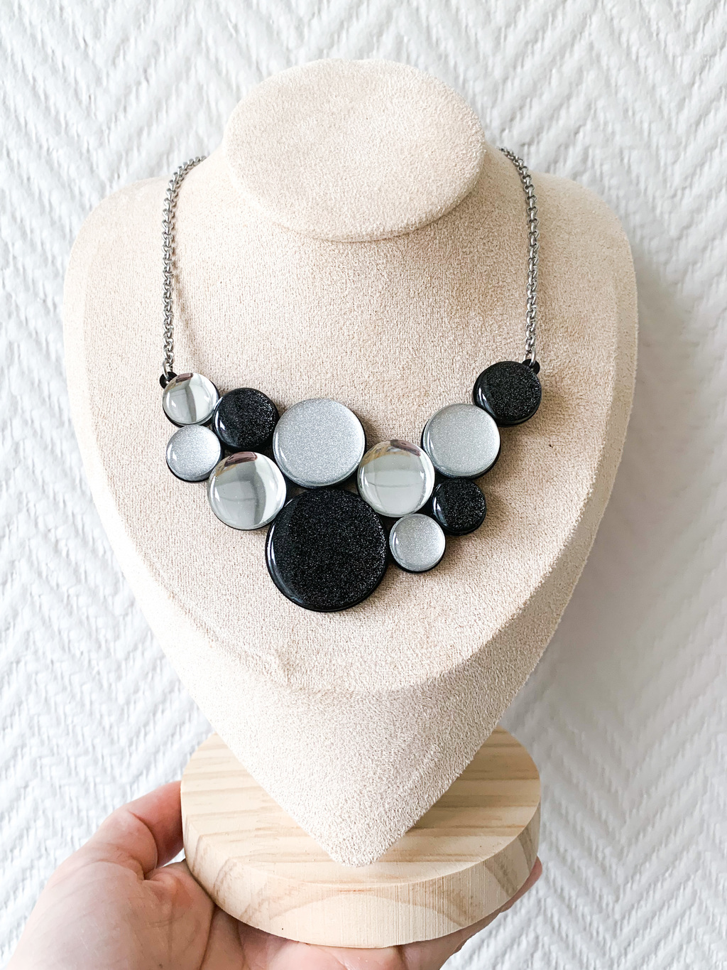 Колье и пусеты Гроздь