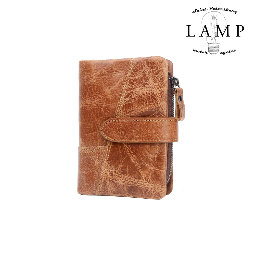 Clasp leather purse 2369