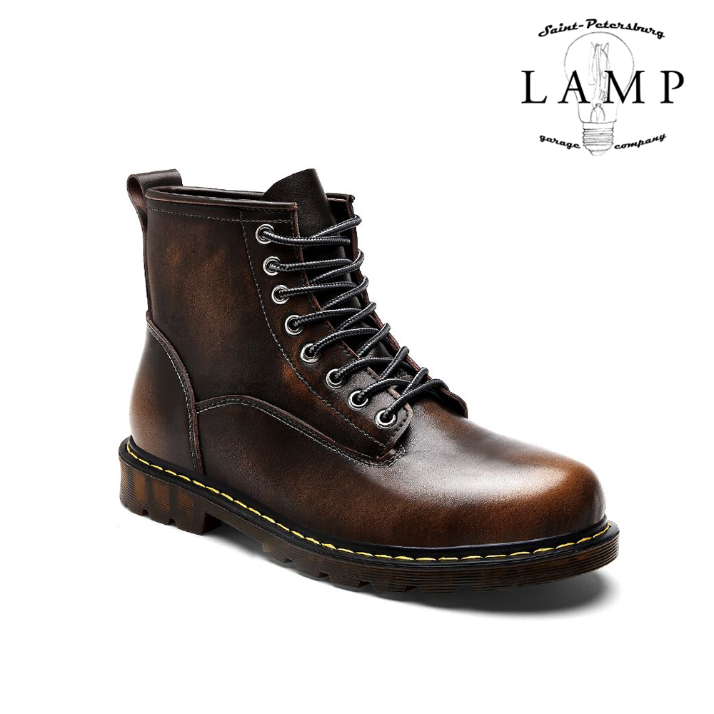 Winter leather hard boots 5341