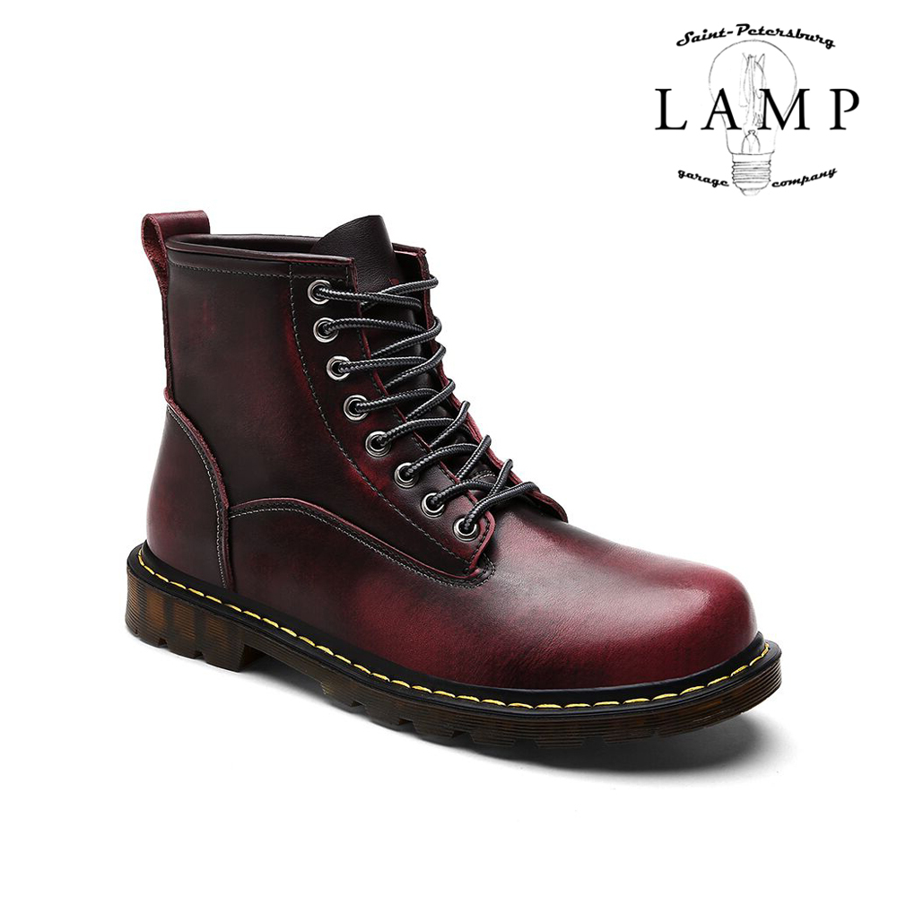 Winter leather hard boots 5341