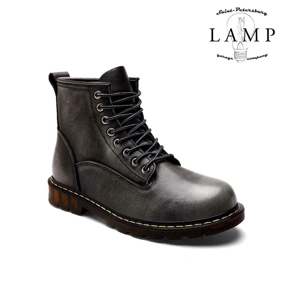 Winter leather hard boots 5341