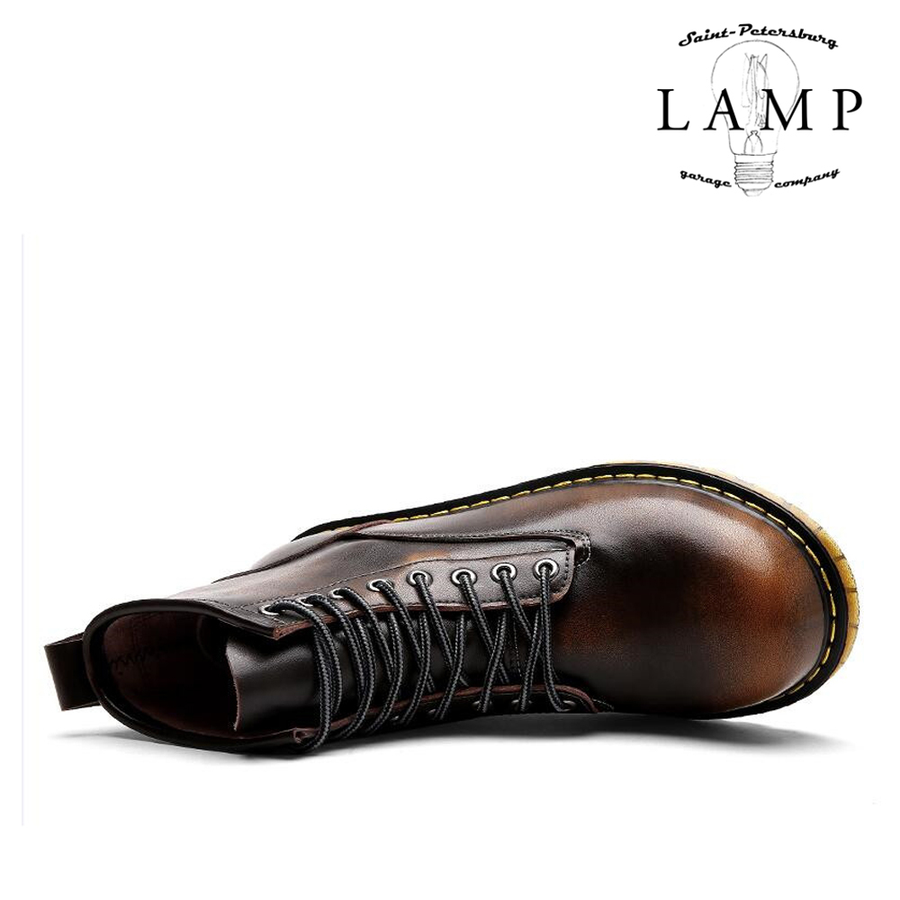 Winter leather hard boots 5341
