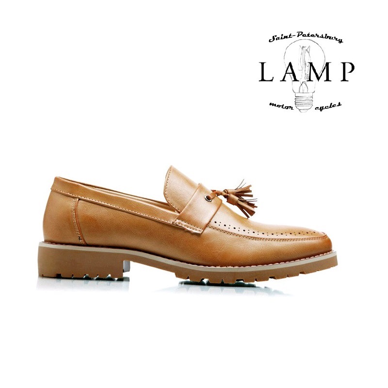 Light brogue loafers
