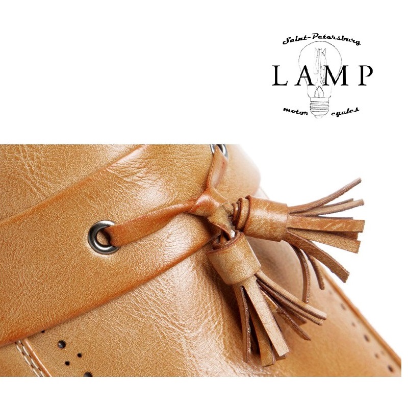 Light brogue loafers