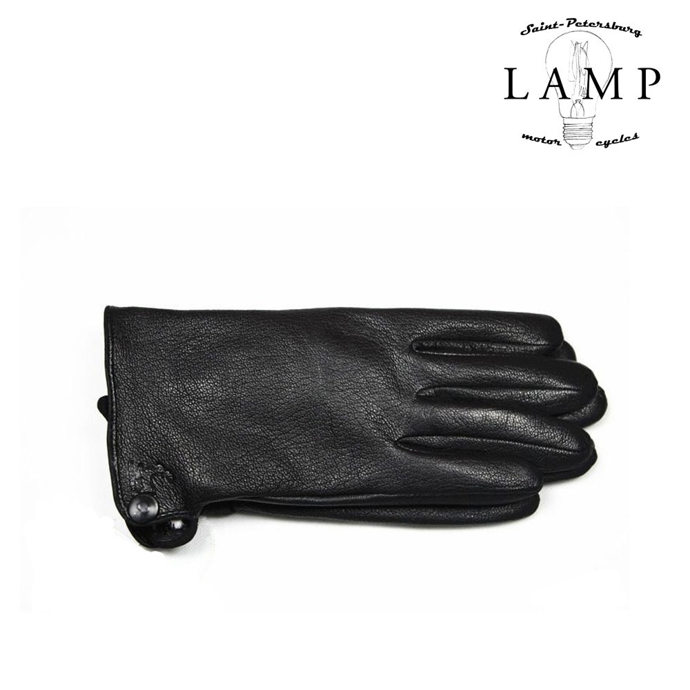 Black leather gloves 119