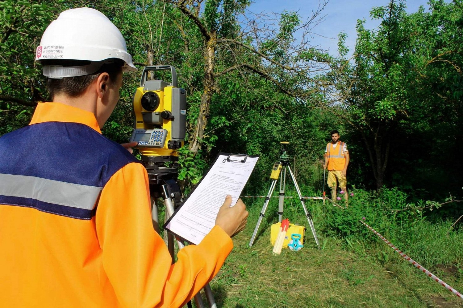 Вынос в натуру точек, границы земельного участка