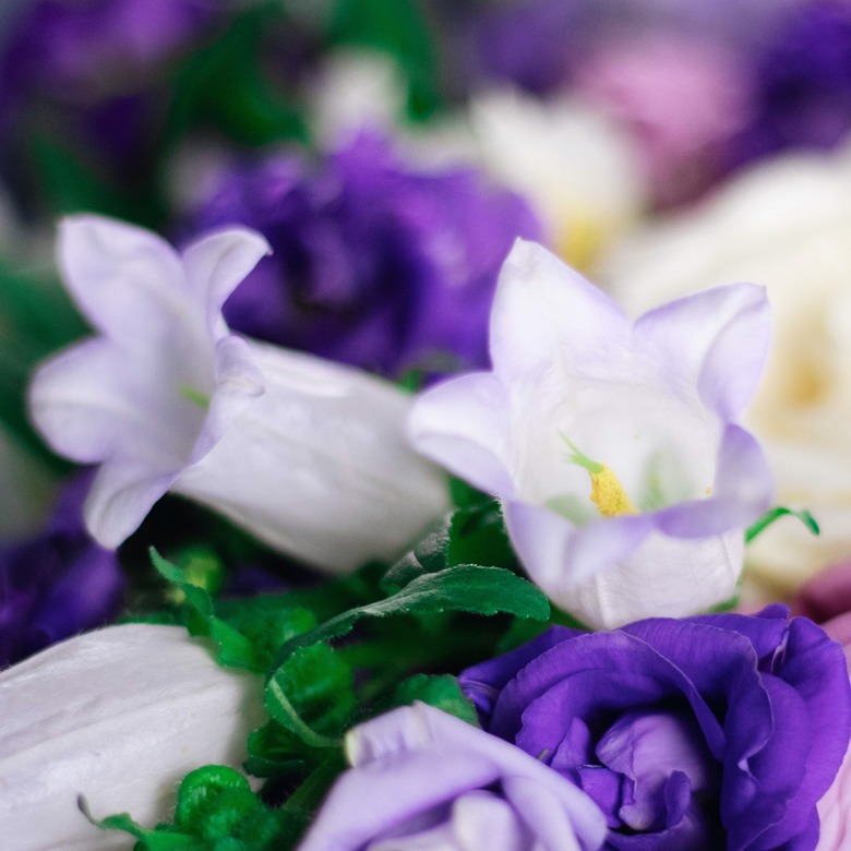 Букет с матиолой, альстармерией и розой 0268