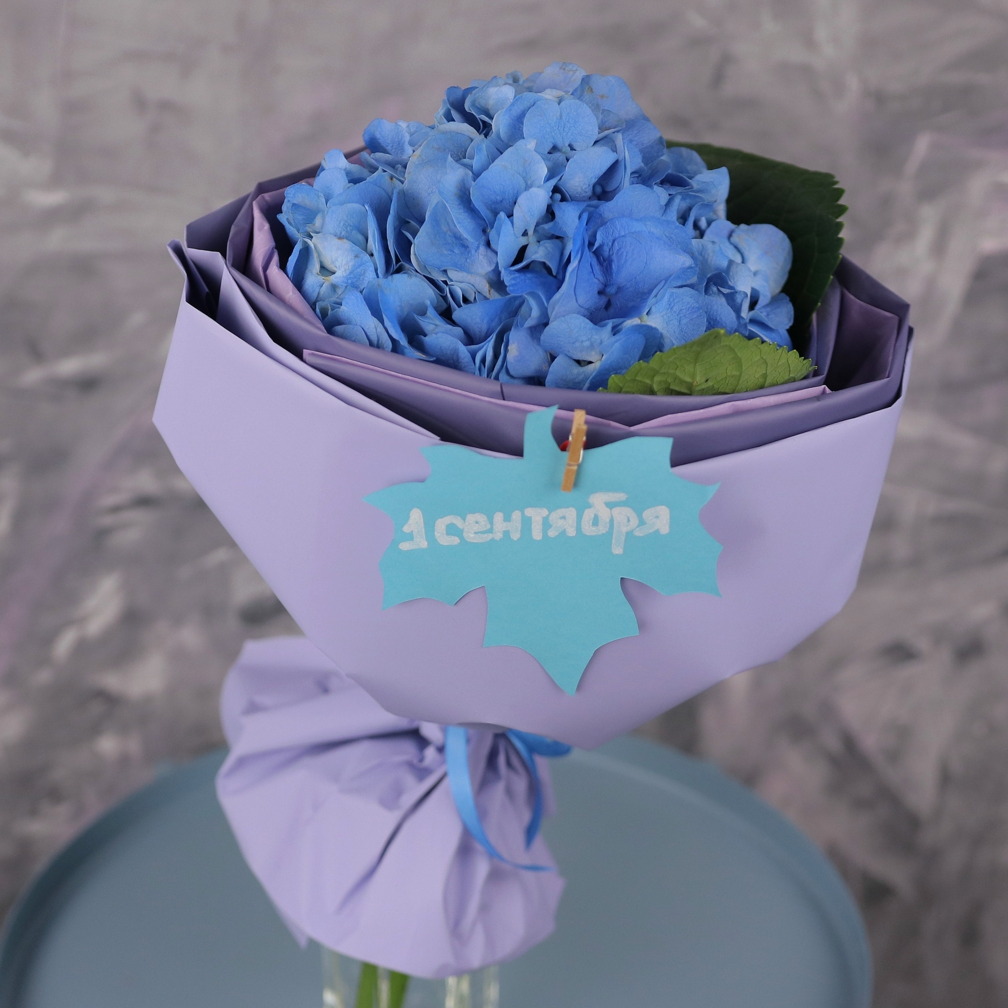 Букет с гортензией 0374