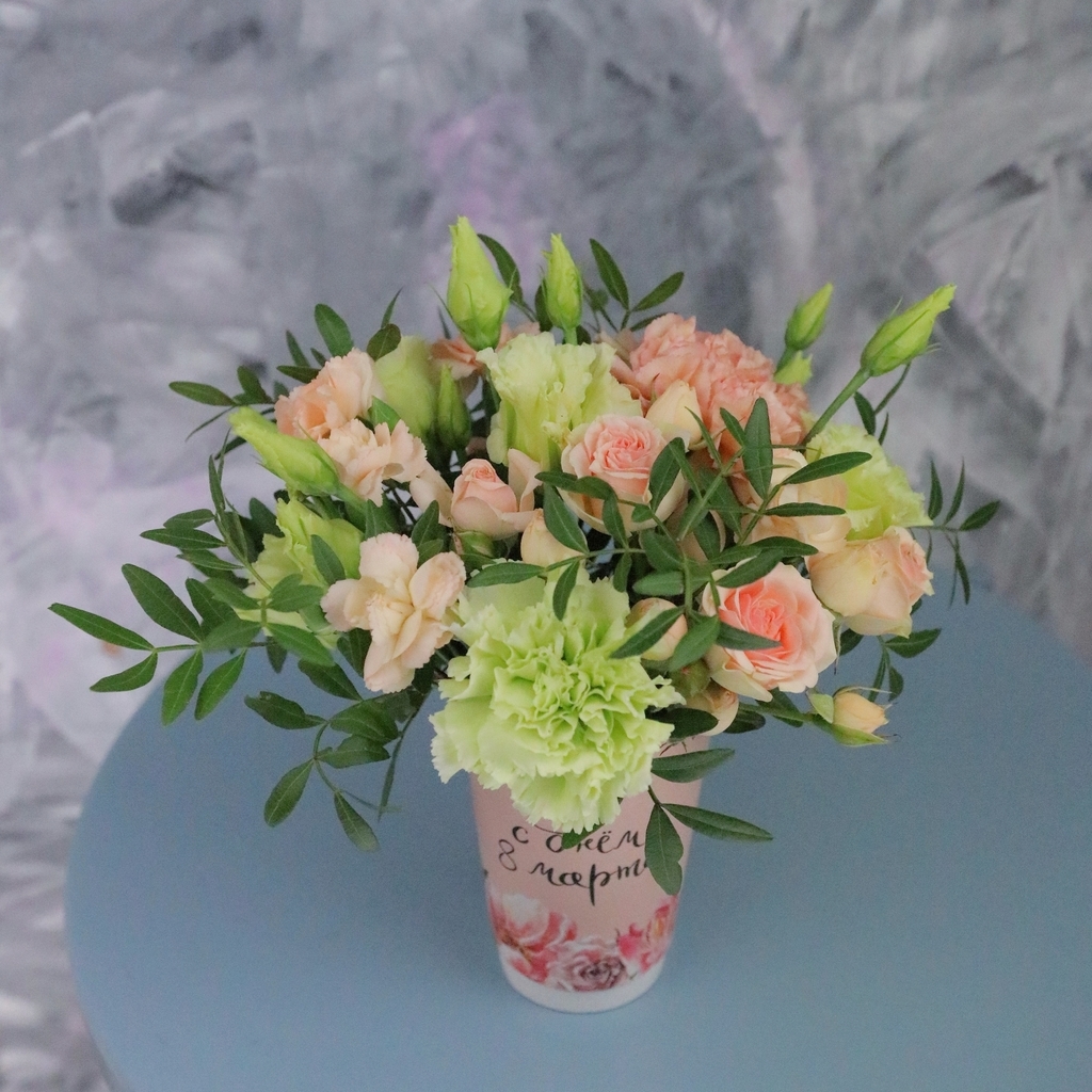 Букет-комплимент в стаканчике 3