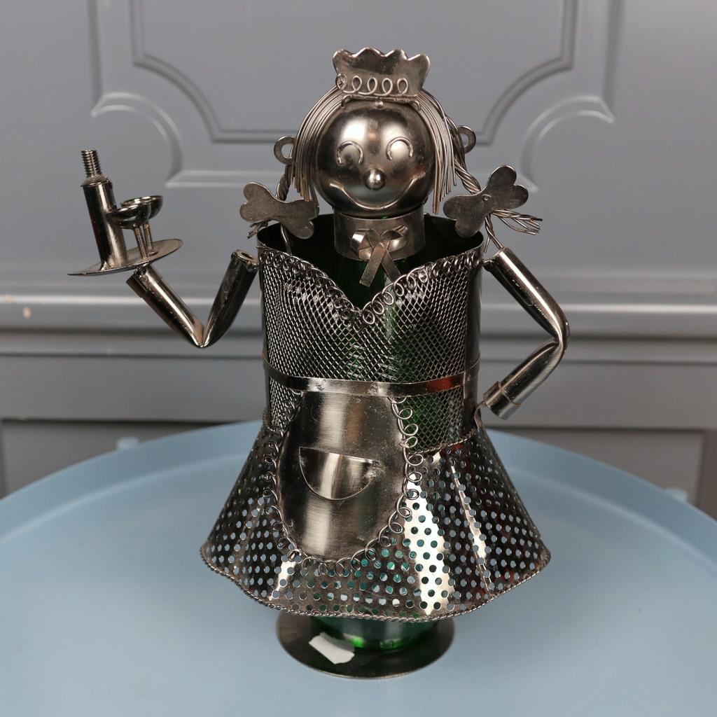 Держатель для бутылки вина "Официантка" металл