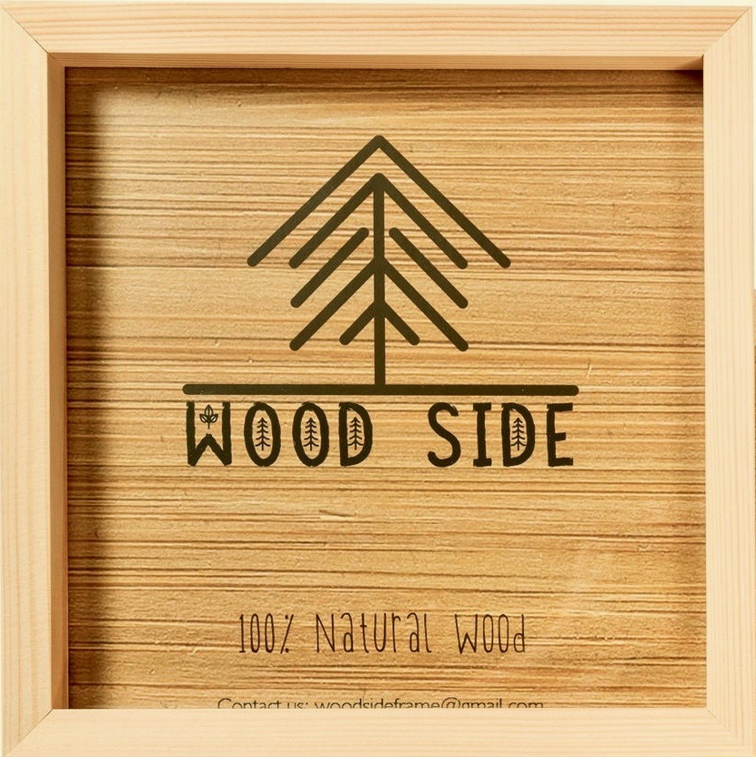 unfinished natural 12x12"