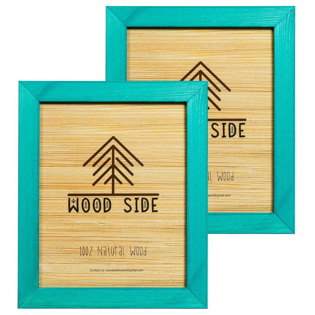 turquoise 5x7", set of 2