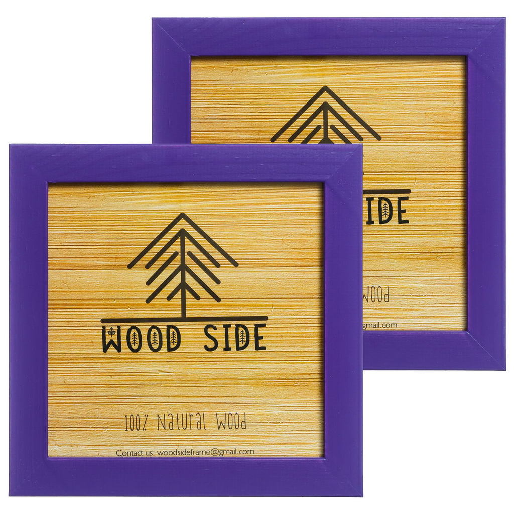 purple 8x8", set of 2