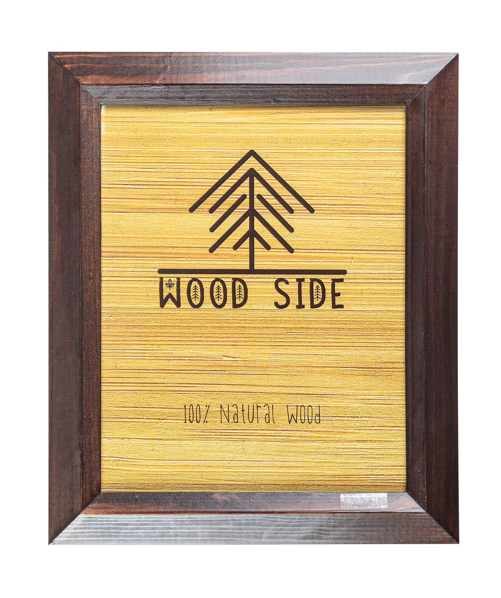 brown beveled molding 11x14"