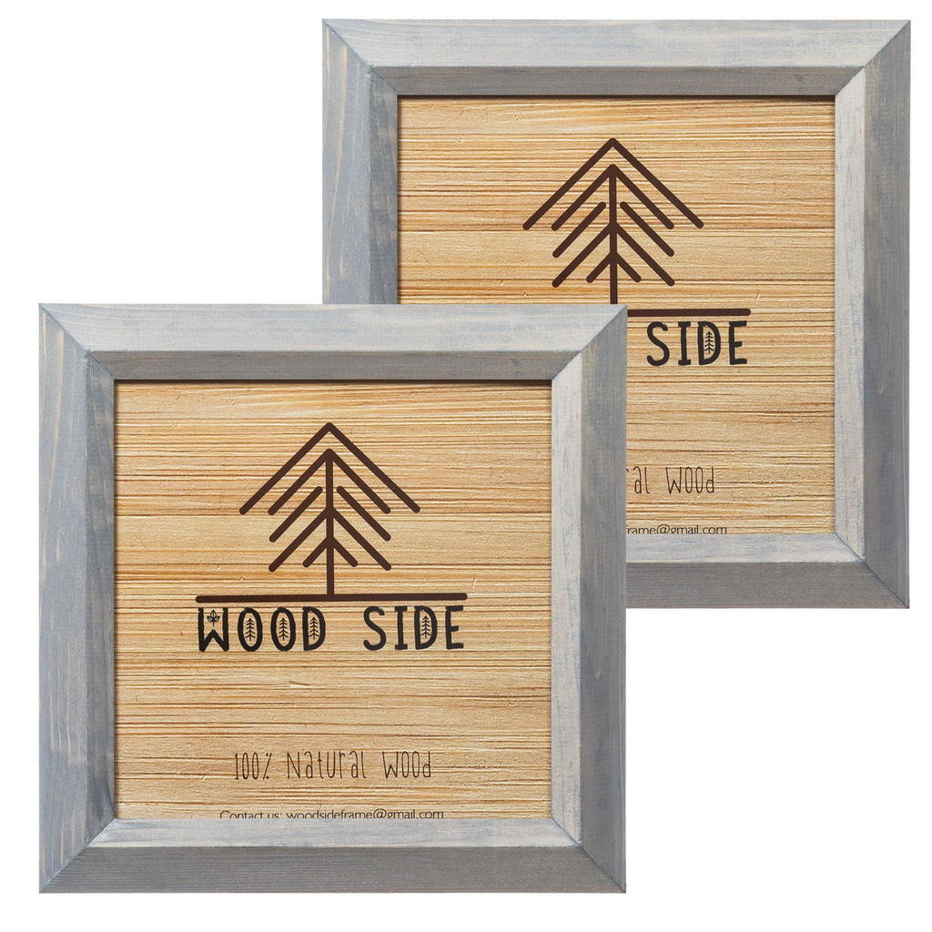 grey beveled molding 4x4", set of 2