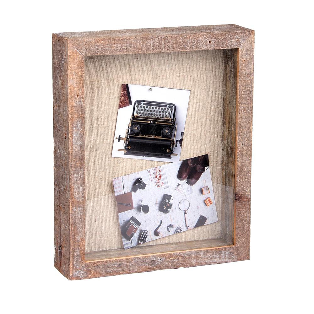 shadow box 12x16" weathered barnwood