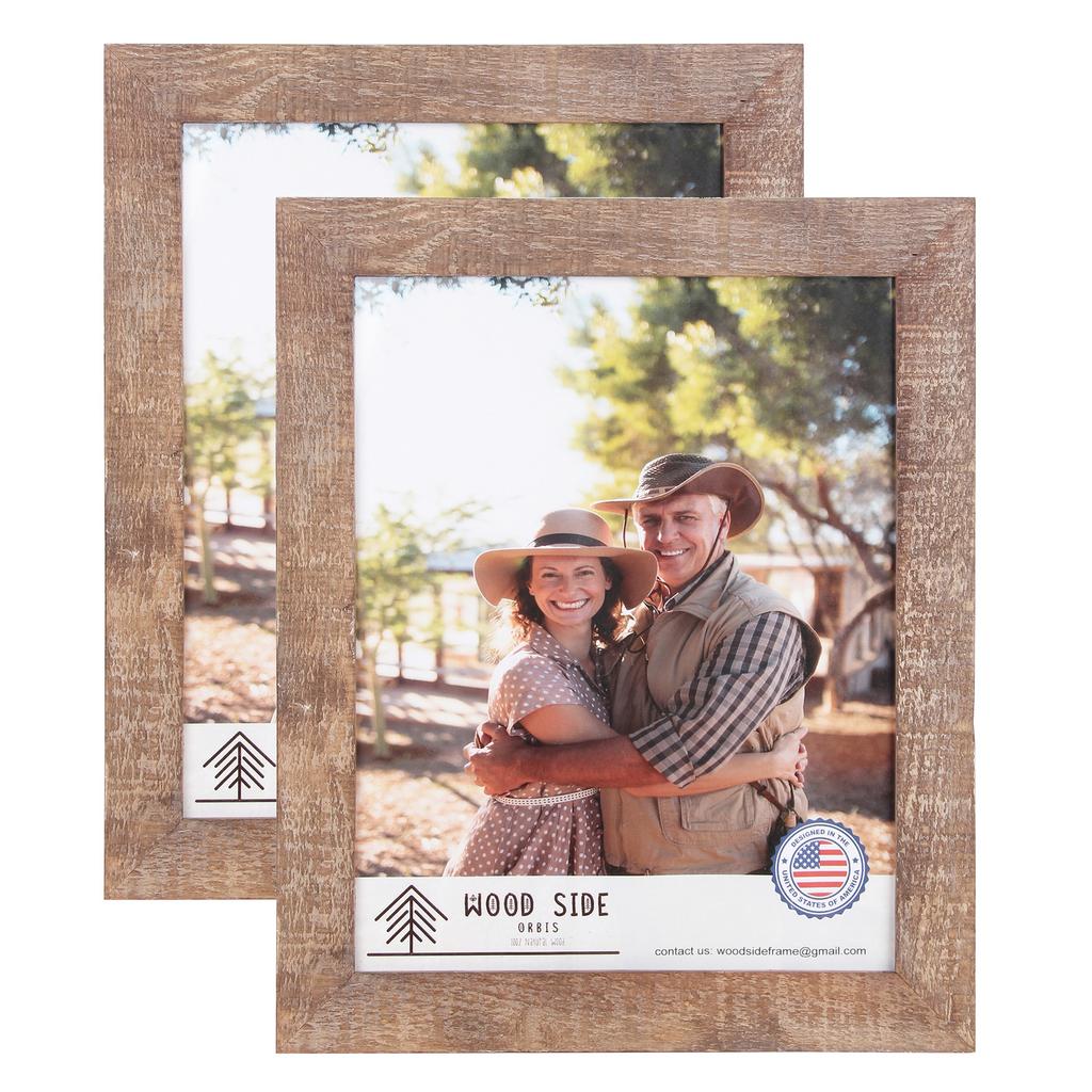 barnwood farmhouse 8x10", set of 2
