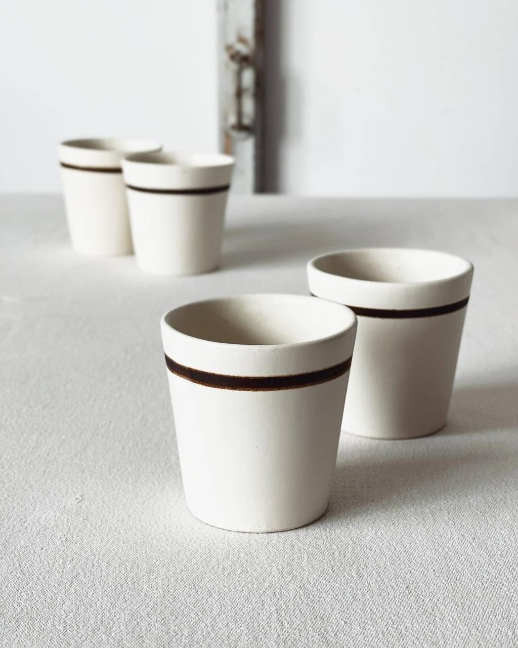 White glass "Tetriflat"