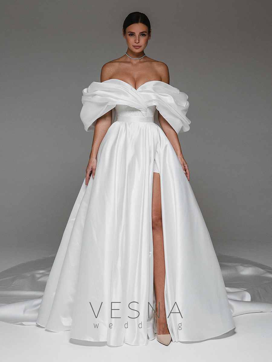 Свадебное платье Беатрич с юбкой