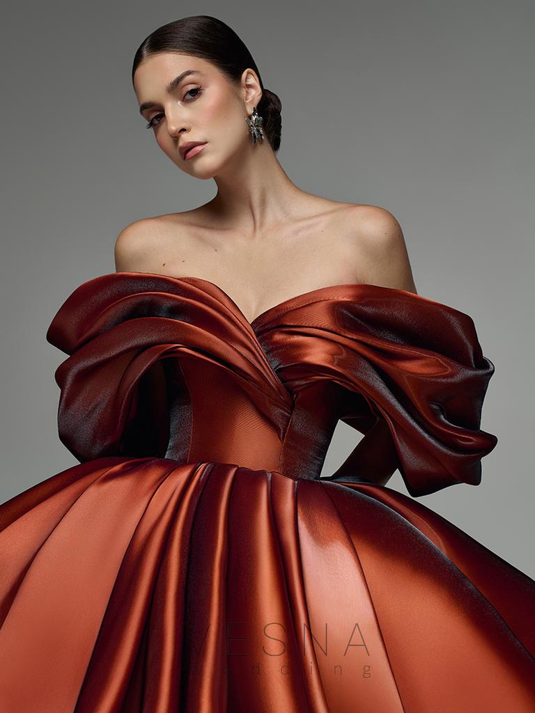 Вечернее платье Рафаэлла Терракот