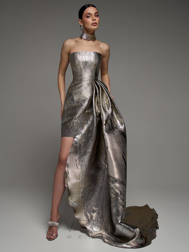 Вечернее платье Жаклин Спейс с Чокером + Хвост