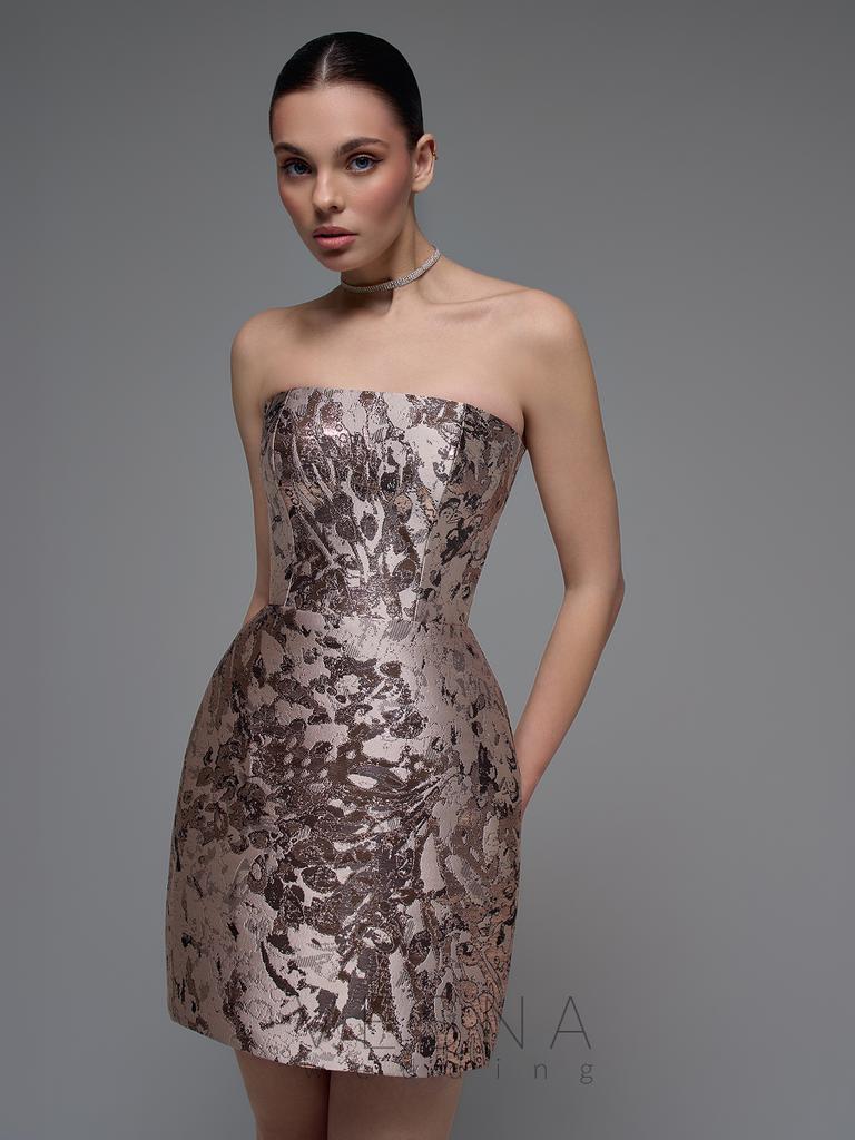 Вечернее платье Жаклин Шанхай Мокко