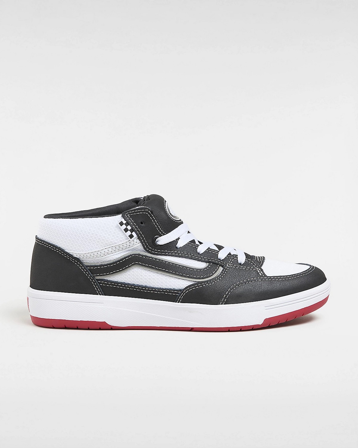 КЕДЫ VANS SKATE ZAHBA MID BLACK/WHITE/RED