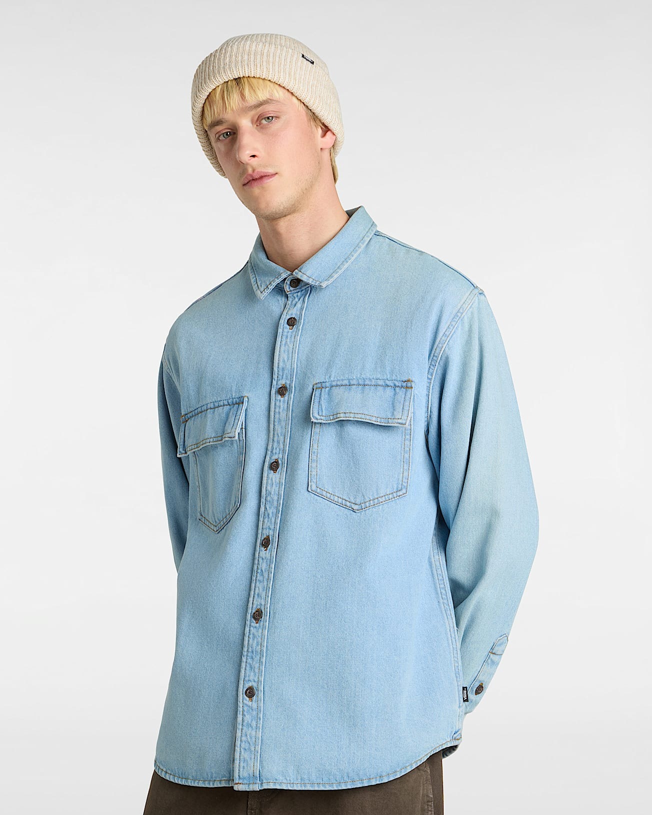 РУБАШКА PALMHILL DENIM LS WOVEN FADED DENIM