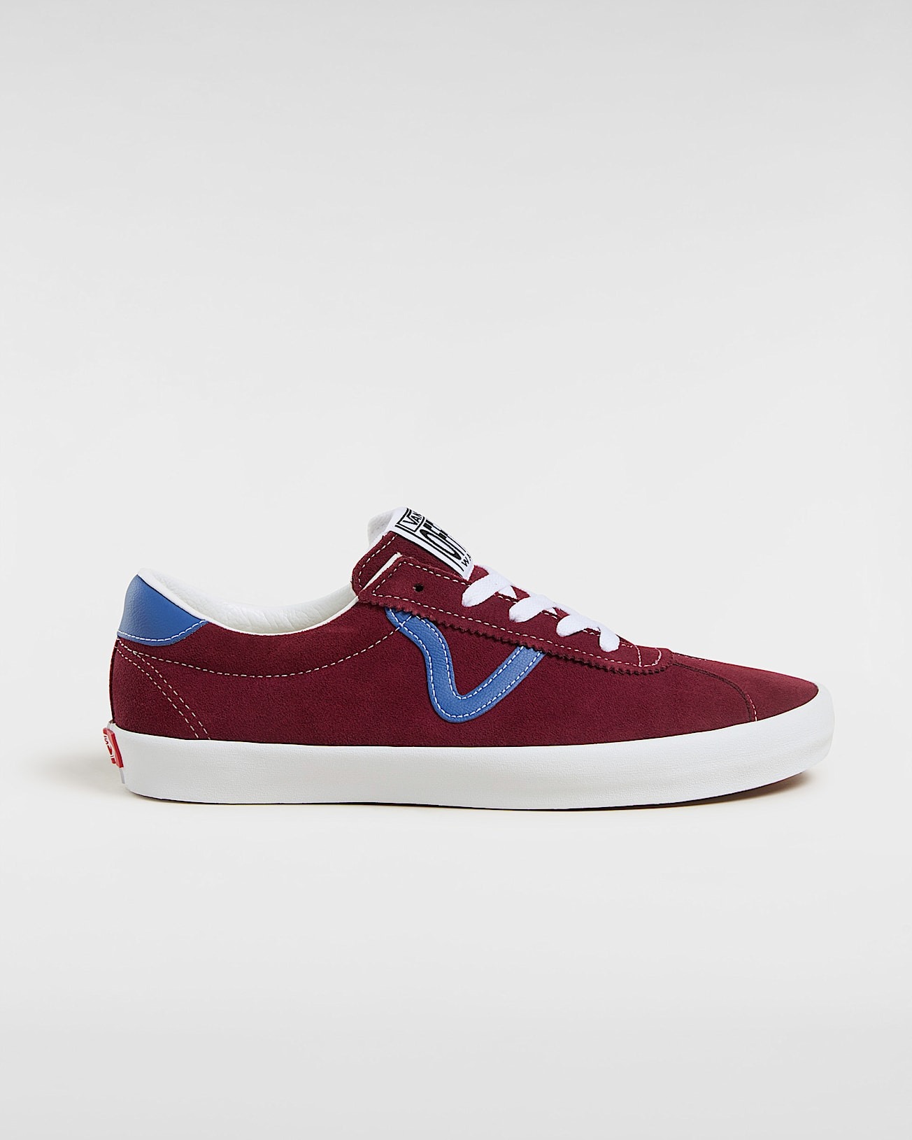 КЕДЫ SPORT LOW SPORT BURGUNDY/DEEP BLUE