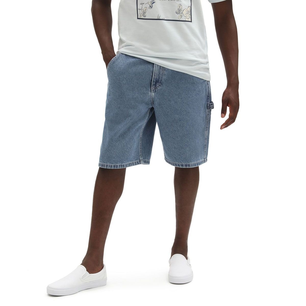 ШОРТЫ DRILL CHORE LOOSE DENIM SHORT STONE WASH