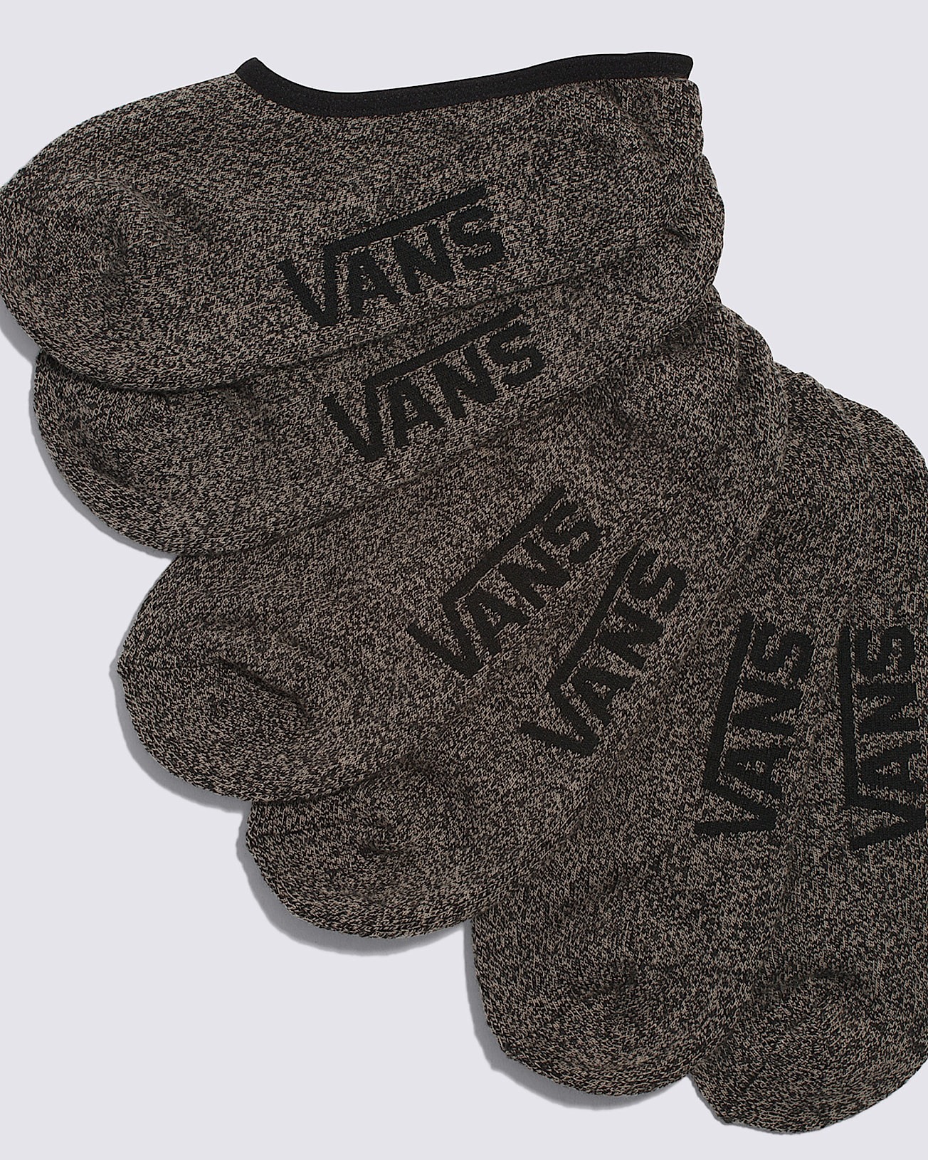 НОСКИ НИЗКИЕ CLASSIC SUPER NO SHOW (6.5-9, 3PK) BLACK HEATHER