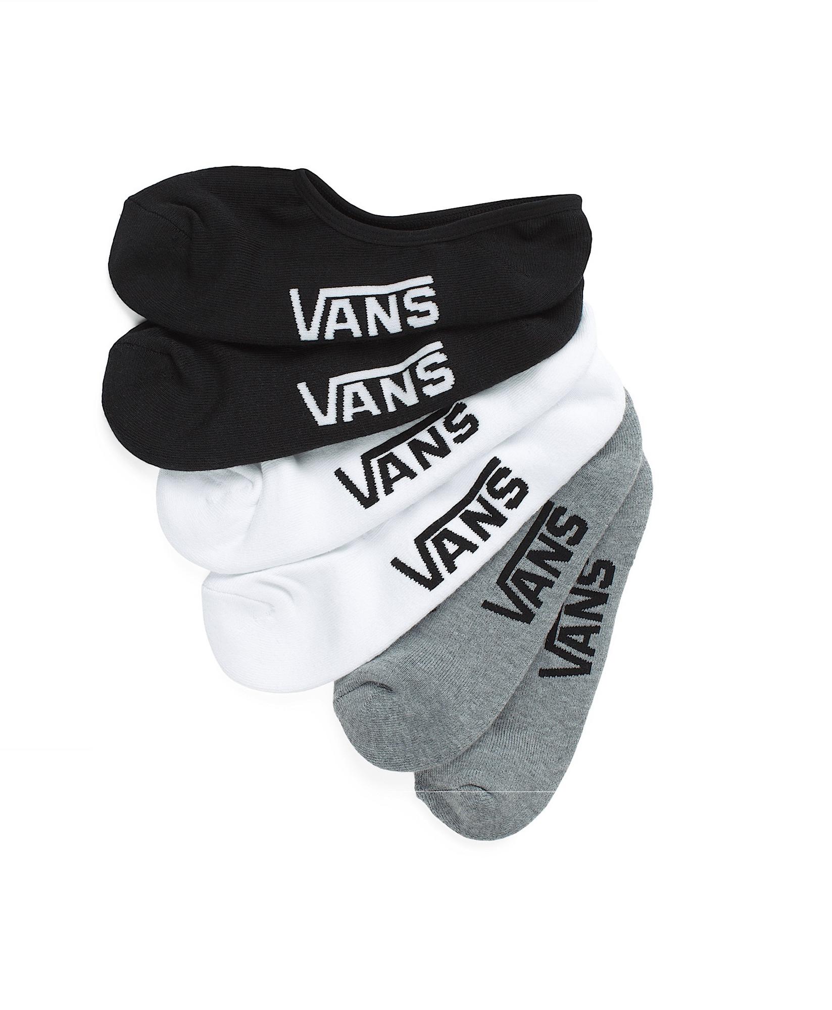 НОСКИ НИЗКИЕ CLASSIC SUPER NO SHOW (9.5-13, 3PK) BLACK ASSORTED