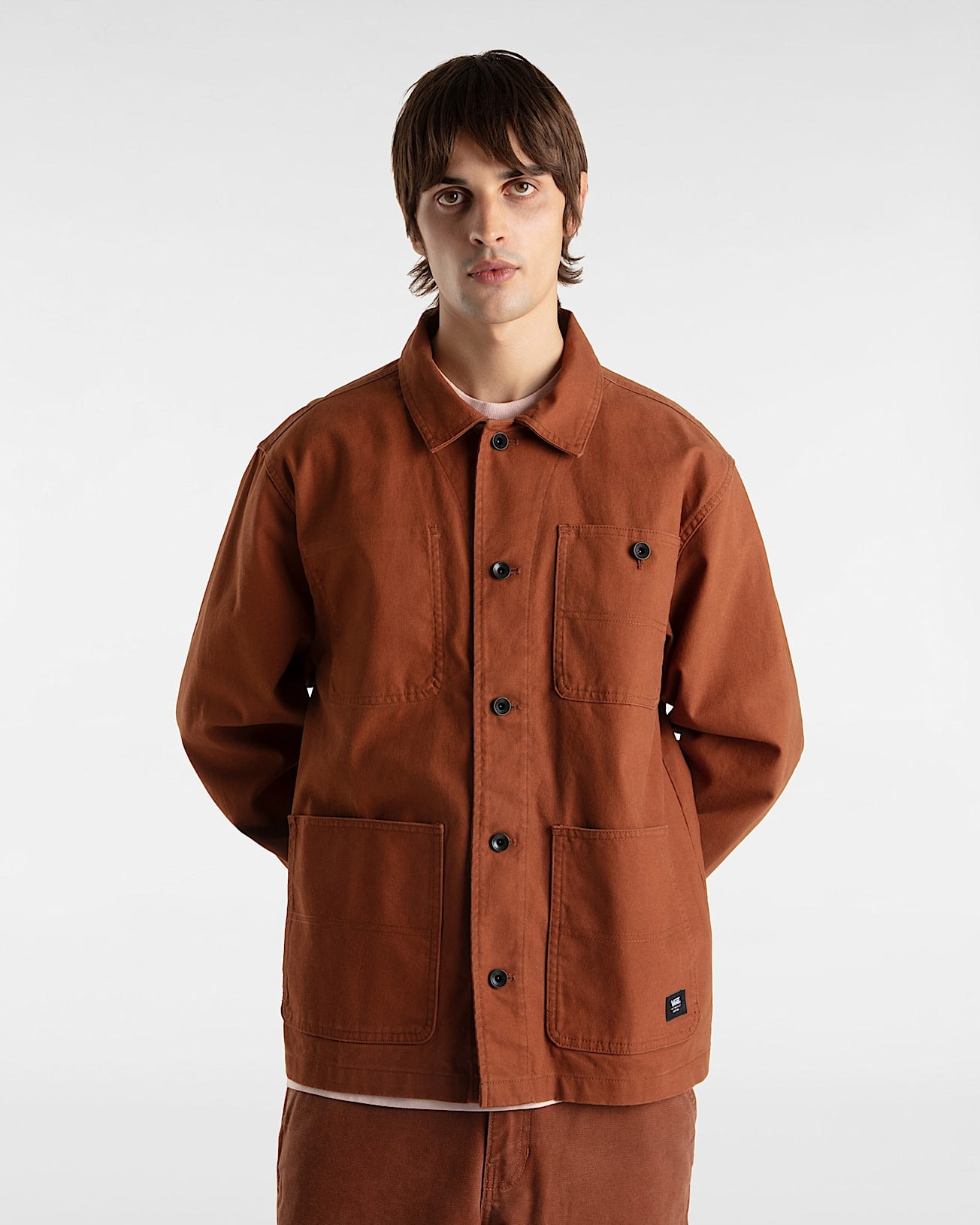 ВЕТРОВКА МУЖ. DRILL CHORE CANVAS JACKET TORTOISE SHELL