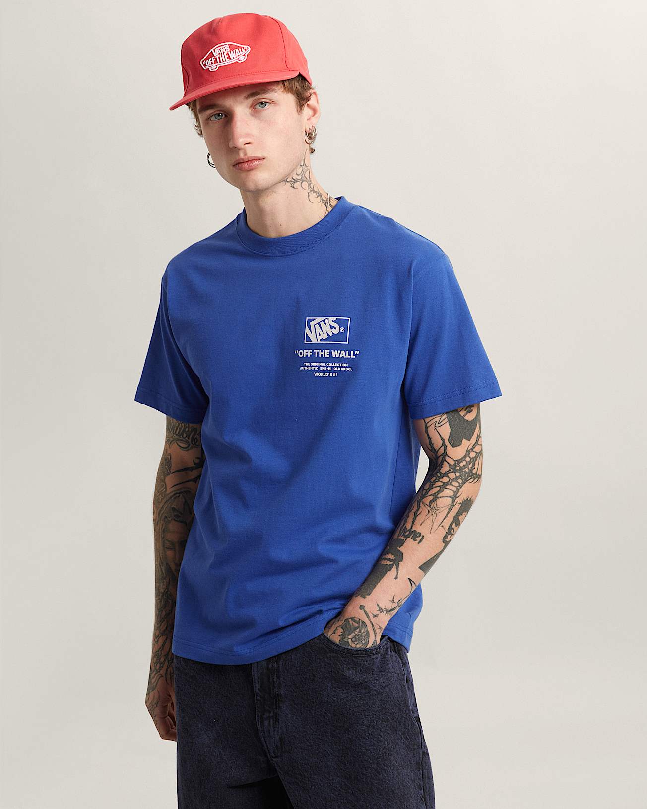 ФУТБОЛКА МУЖ. STACKED HI SS TEE ROYAL COBALT