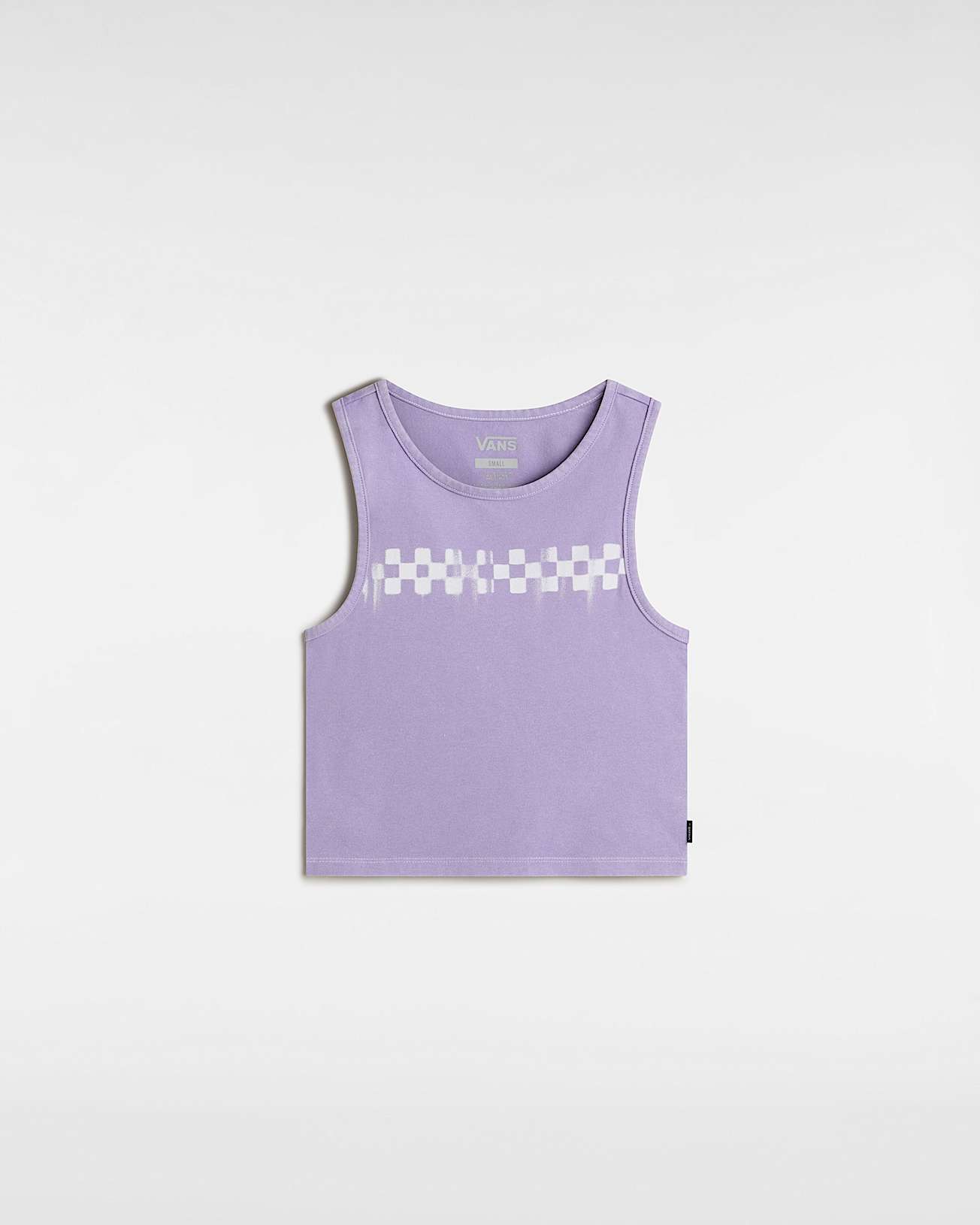 ФУТБОЛКА ЖЕН. CHECK WASH FITTED CROP TANK PURPLE HAZE