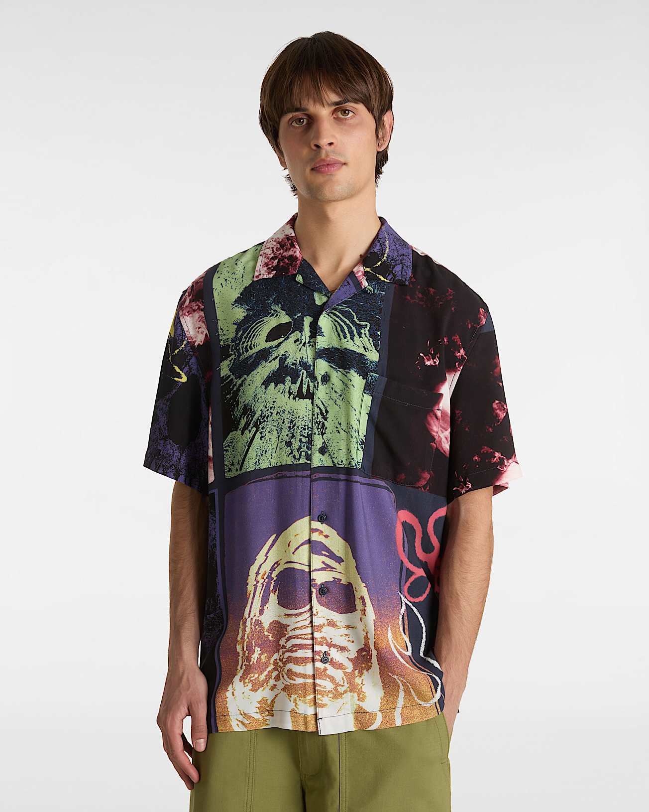 РУБАШКА PROSPECT COLLAGE SS WOVEN PARISIAN NIGHT