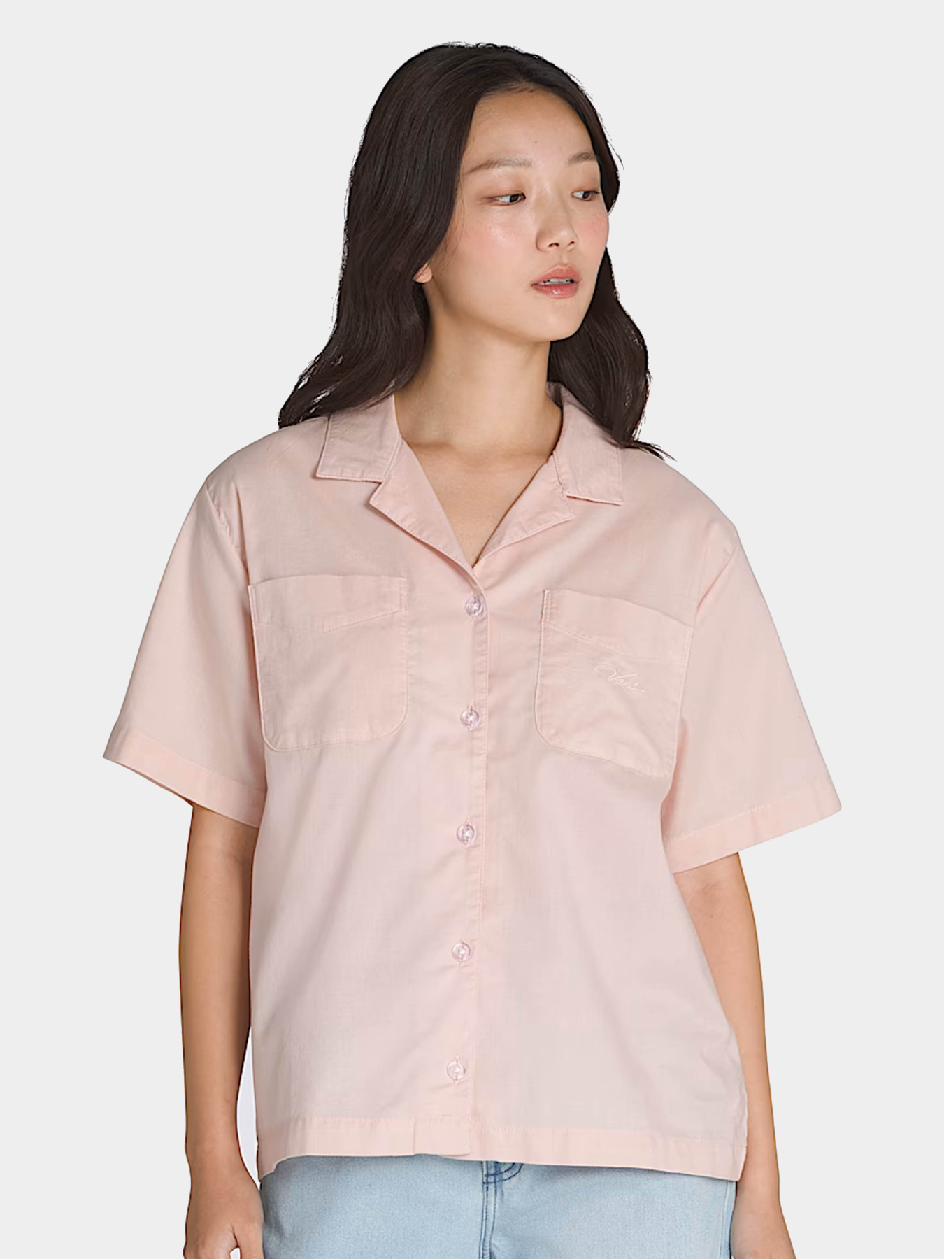 РУБАШКА ЖЕН. CASSIDY CAMP SHIRT SEPIA ROSE
