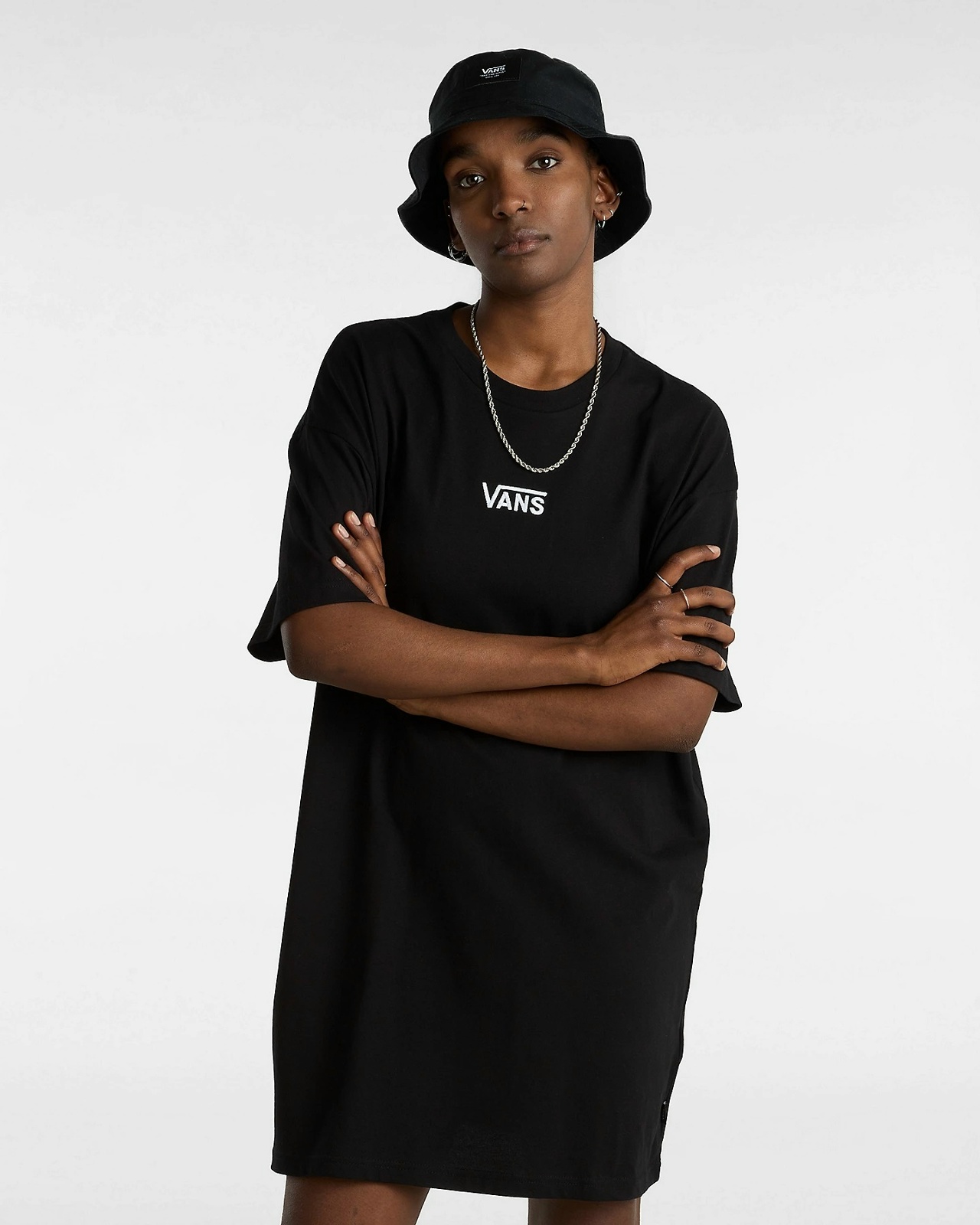 ПЛАТЬЕ CENTER VEE TEE DRESS BLACK